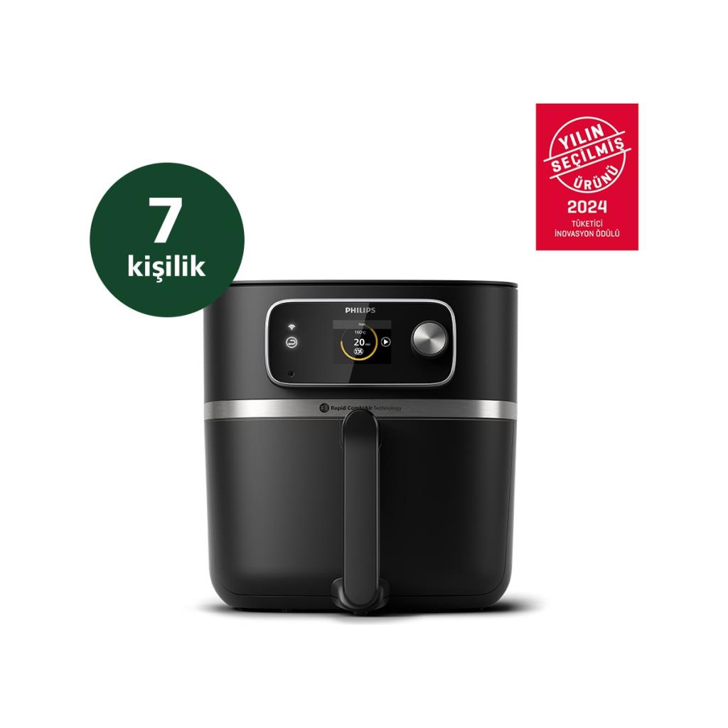 Philips Airfryer 7000 Serisi HD9880/90 Combi XXL Connected 8.3 lt Yağsız Fritöz - OUTLET