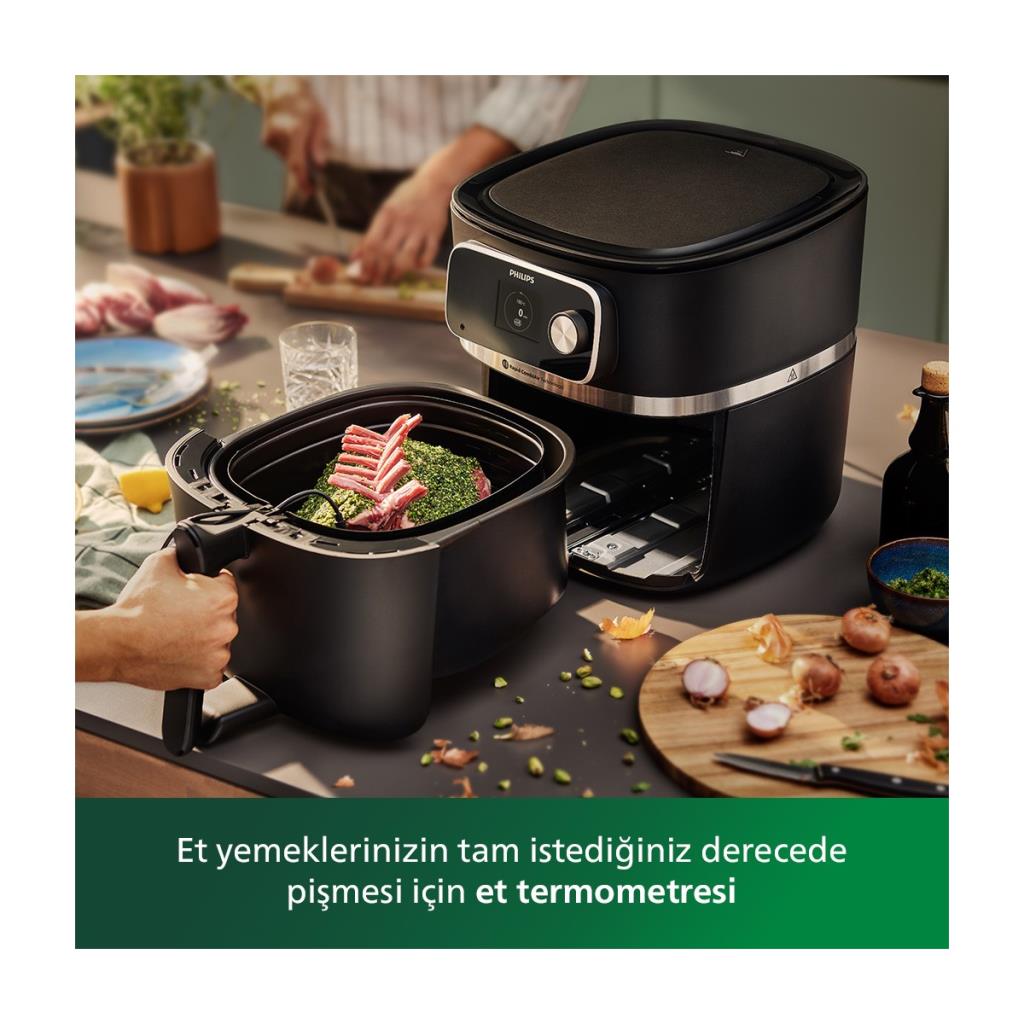 Philips Airfryer 7000 Serisi HD9880/90 Combi XXL Connected 8.3 lt Yağsız Fritöz - OUTLET