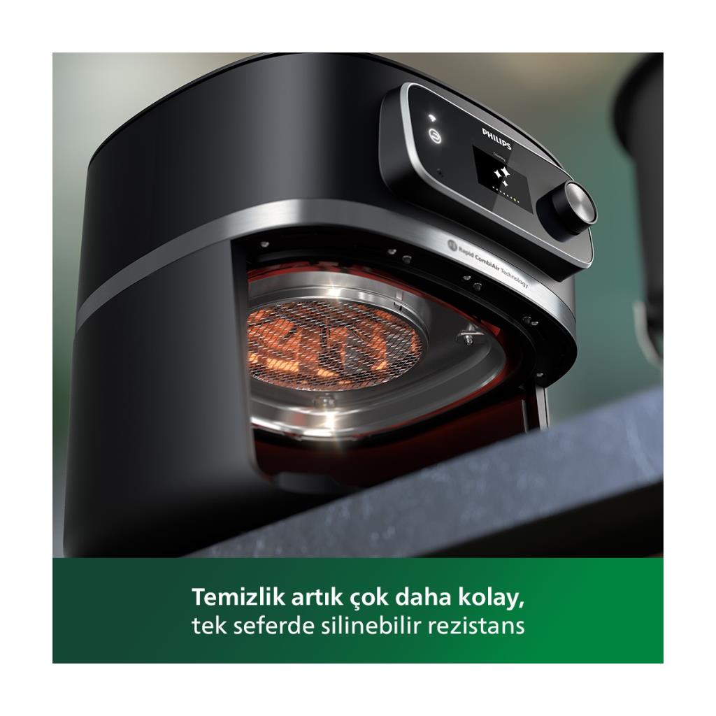 Philips Airfryer 7000 Serisi HD9880/90 Combi XXL Connected 8.3 lt Yağsız Fritöz - OUTLET