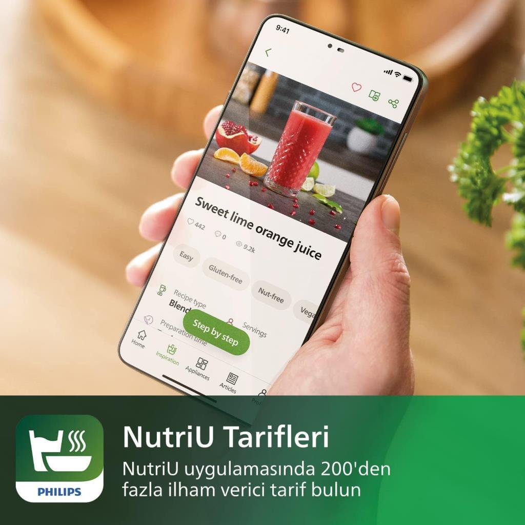 Philips Flip&Juice HR3770/00 1500 W Sürahi Blender Teşhir