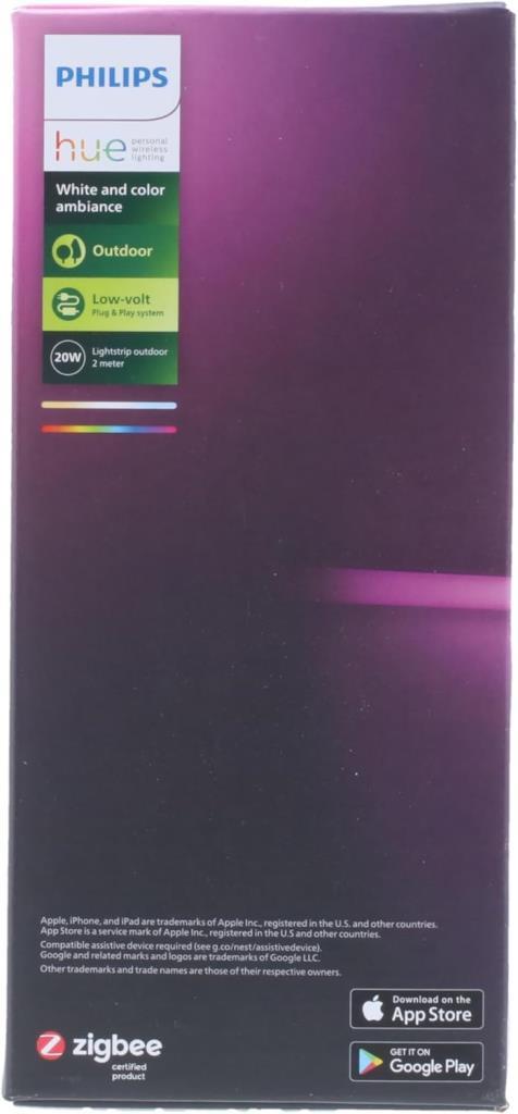 Philips Hue Outdoor Renkli Akıllı 2 m Şerit Led Teşhir