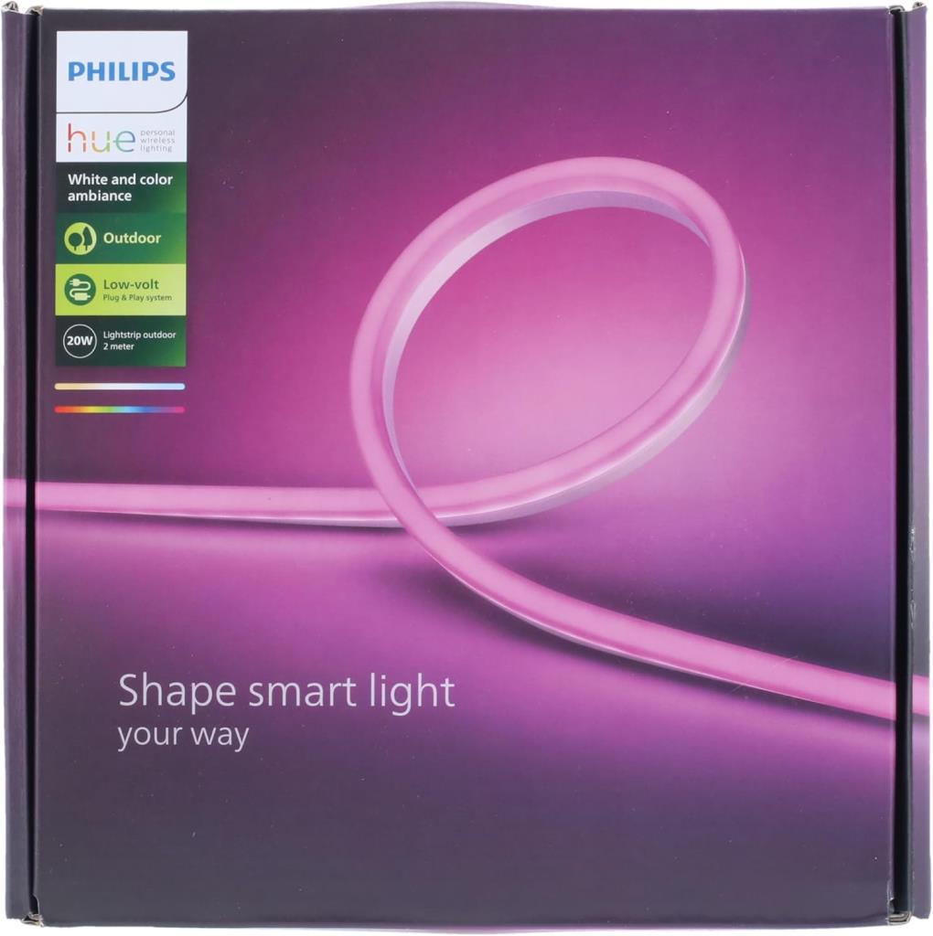 Philips Hue Outdoor Renkli Akıllı 2 m Şerit Led Teşhir