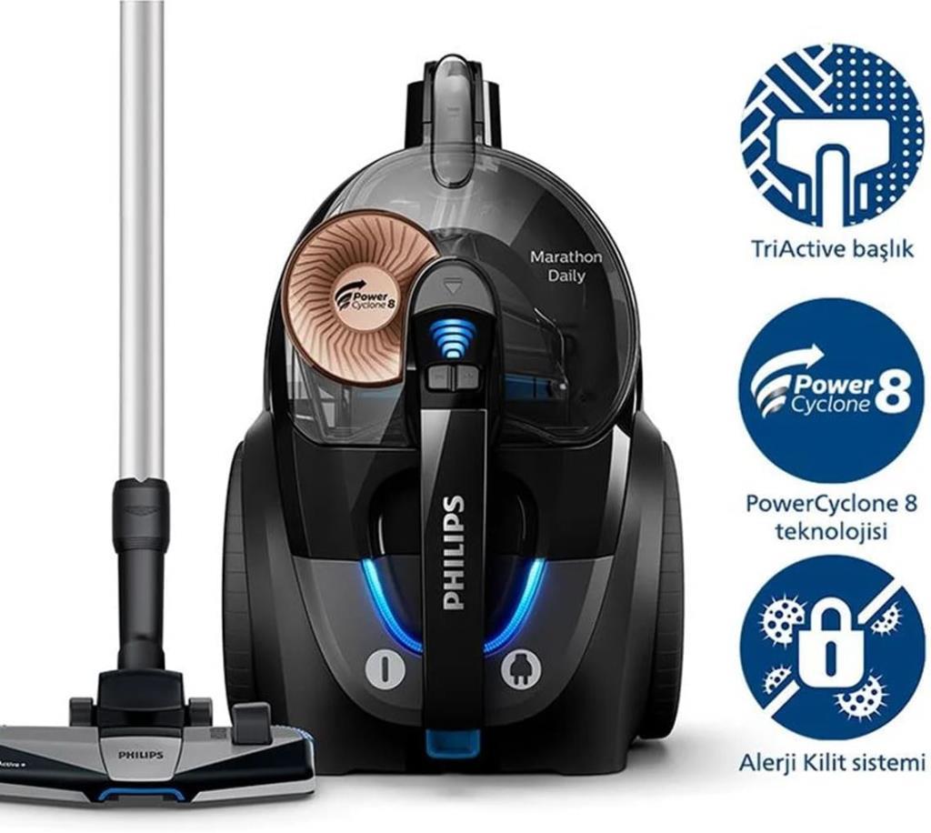 Philips Marathon Ultimate XB7150/07 900 W Toz Torbasız Süpürge Teşhir