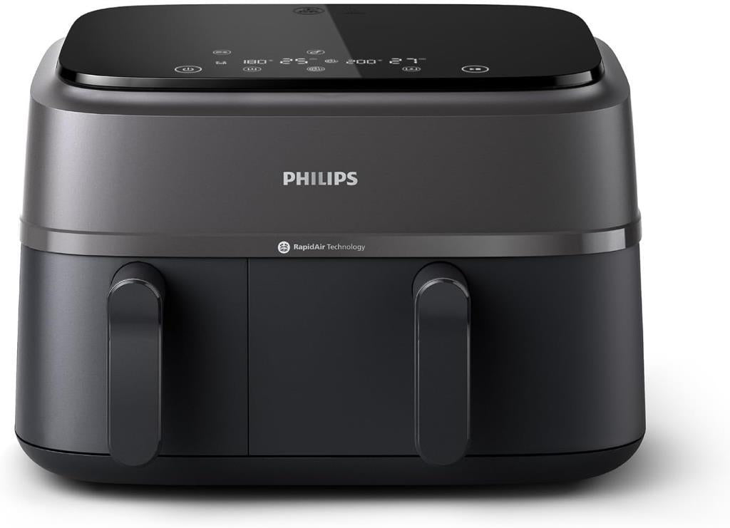 Philips Airfryer 3000 Serisi NA350/00 Çift Hazneli 9 lt Yağsız Fritöz Outlet