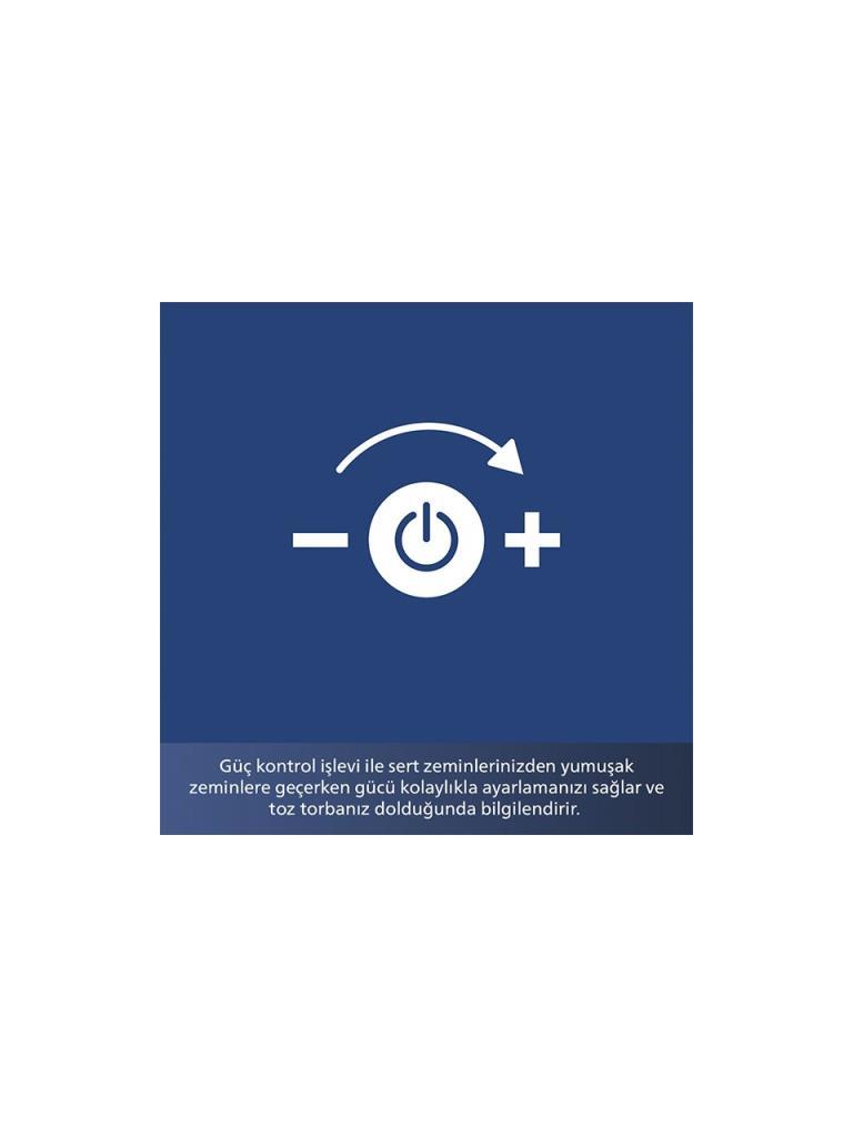 Philips Performer LED XD8122/10 899 W Toz Torbalı Elektrikli Süpürge - TEŞHİR