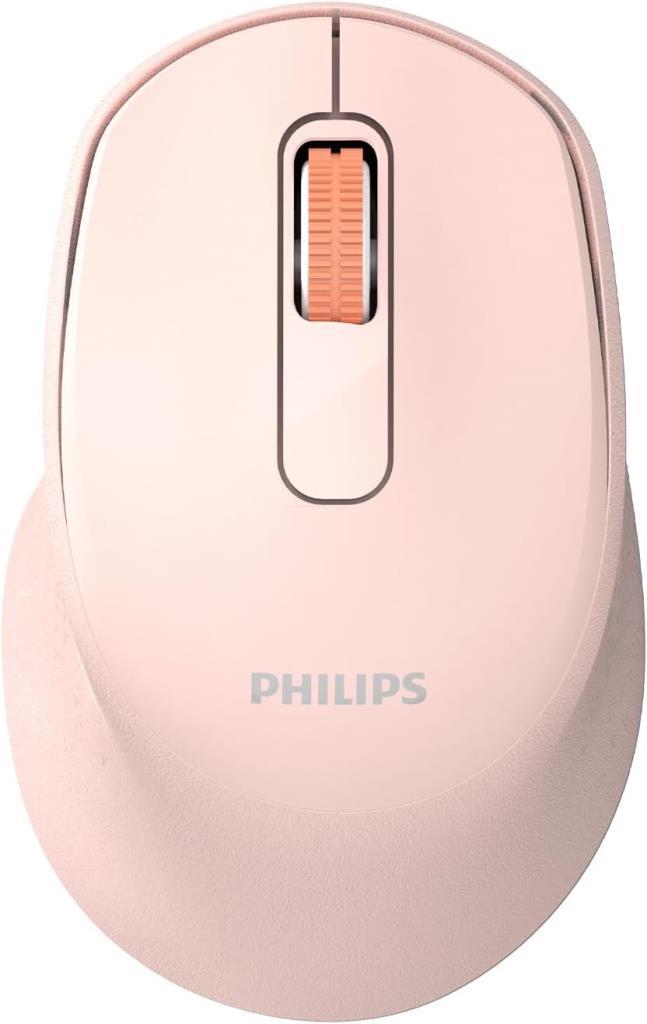 Philips SPK7448 Pembe Sessiz Optik Kablosuz Mouse Teşhir