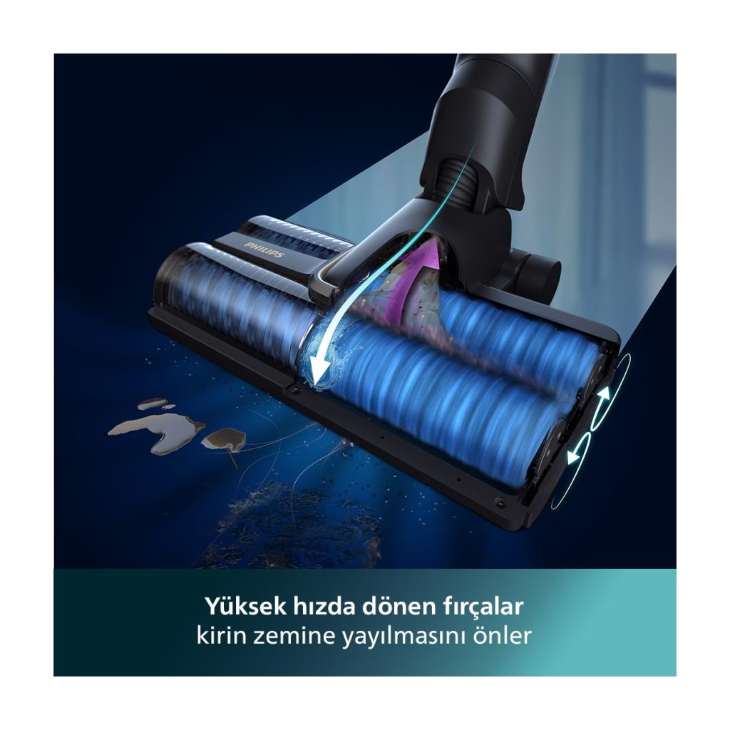 Philips Aqua Trio XW7110/01 Islak Kuru Şarjlı Dikey Süpürge