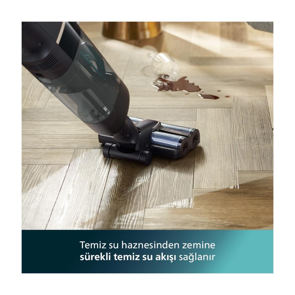 Philips Aqua Trio XW7110/01 Islak Kuru Şarjlı Dikey Süpürge