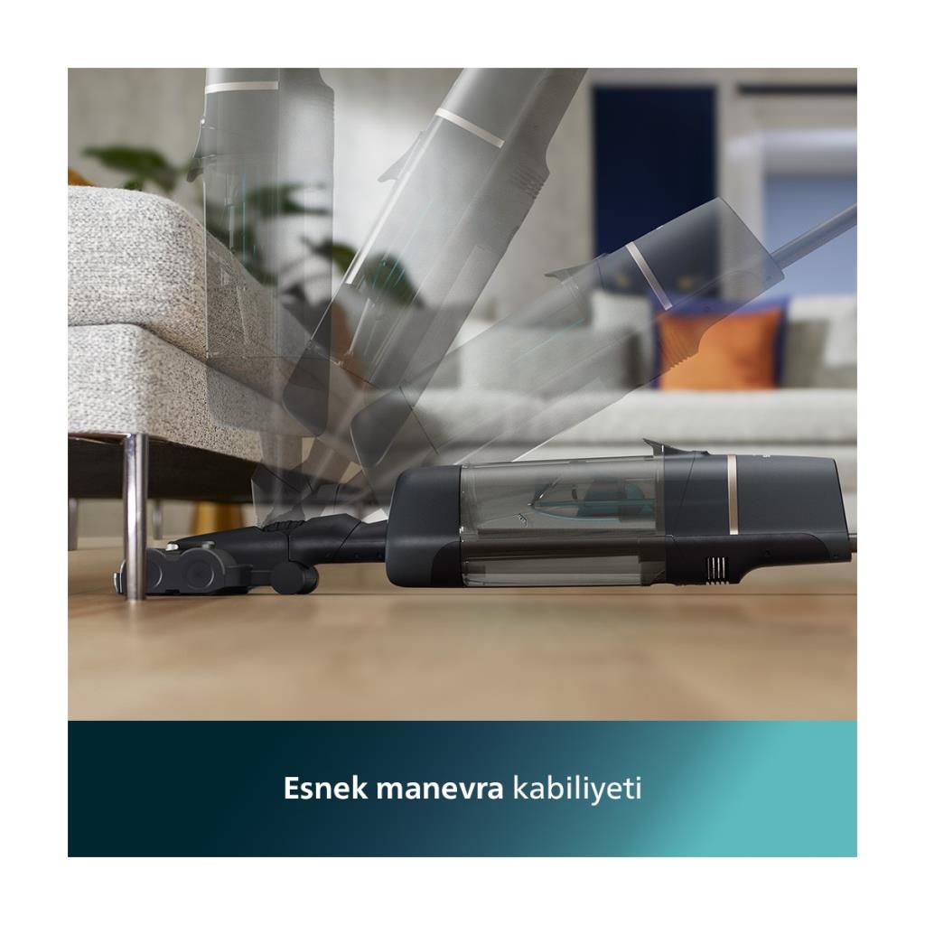 Philips Aqua Trio XW7110/01 Islak Kuru Şarjlı Dikey Süpürge