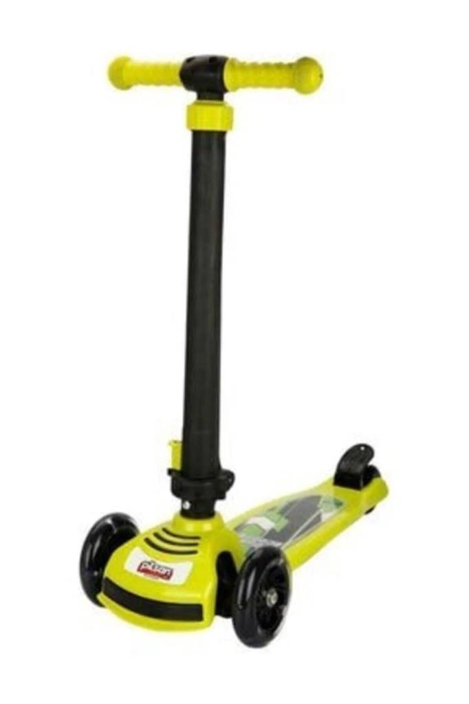 Pilsan Power 3 Tekerlekli Katlanabilir Işıklı Yeşil Scooter
