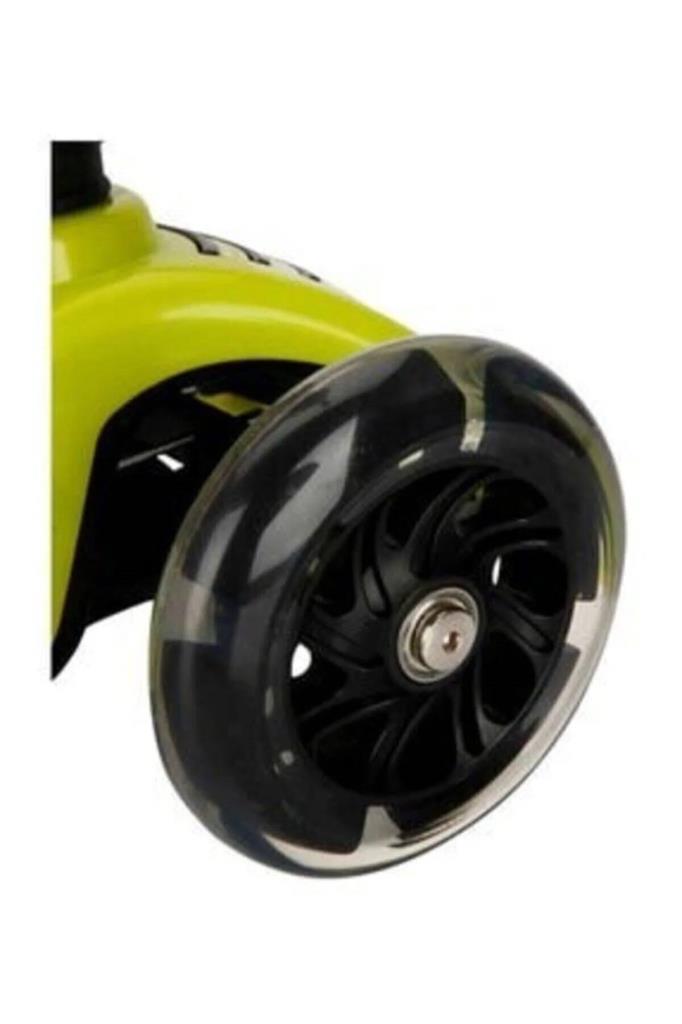 Pilsan Power 3 Tekerlekli Katlanabilir Işıklı Yeşil Scooter