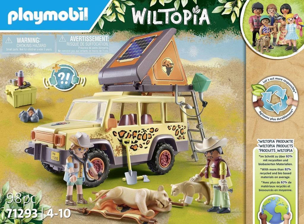 Playmobil Wiltopia Aslanlar ve Arazi Aracı 71293