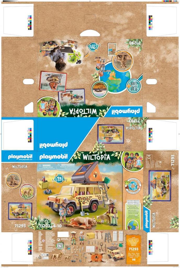 Playmobil Wiltopia Aslanlar ve Arazi Aracı 71293