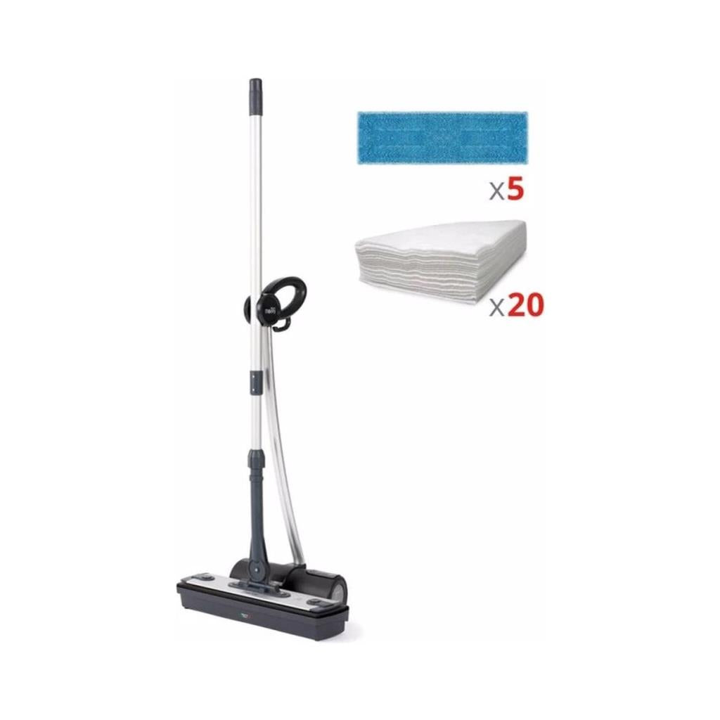 Polti Moppy Black Premium Kablosuz Buharlı Temizleyici