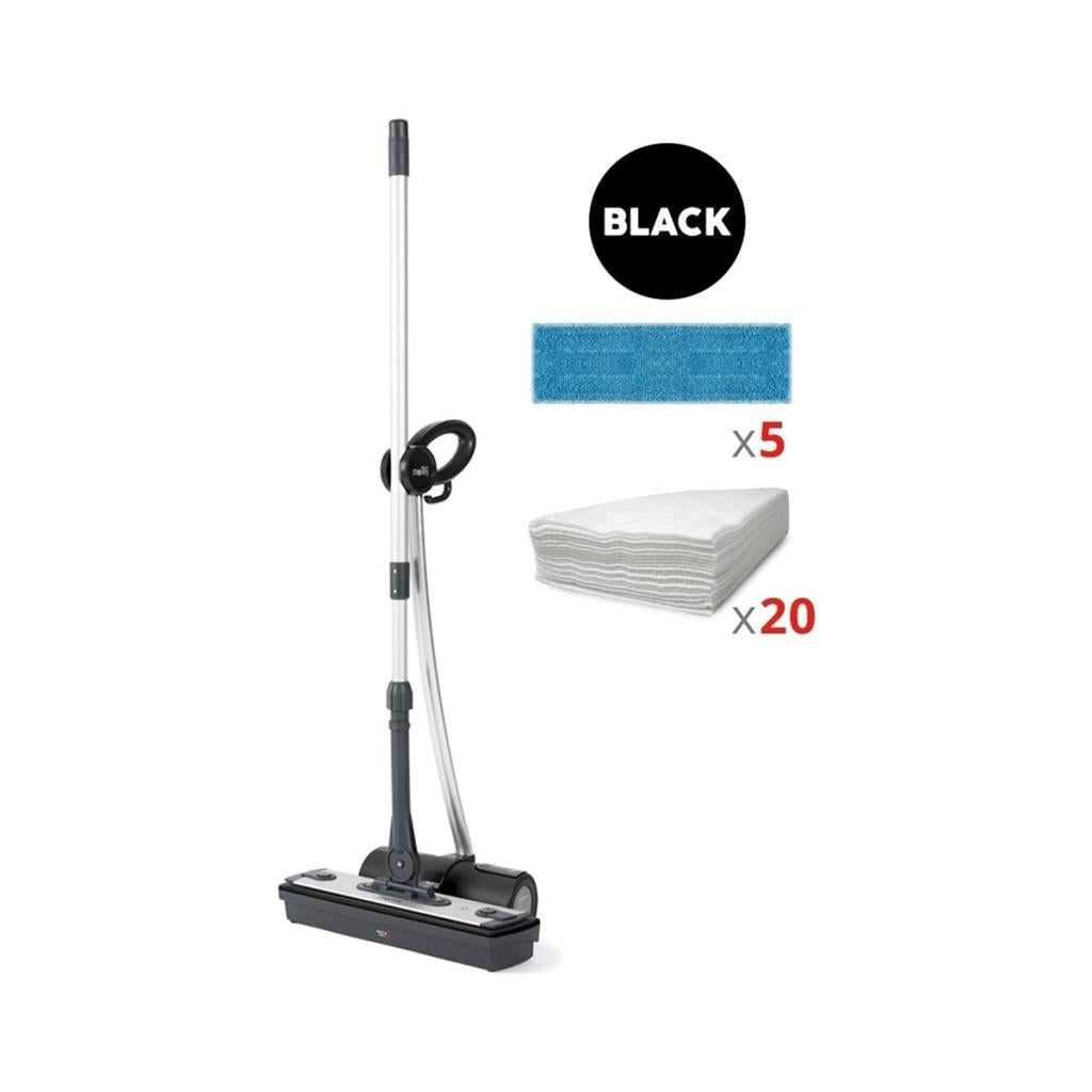 Polti Moppy Black Premium Kablosuz Buharlı Temizleyici