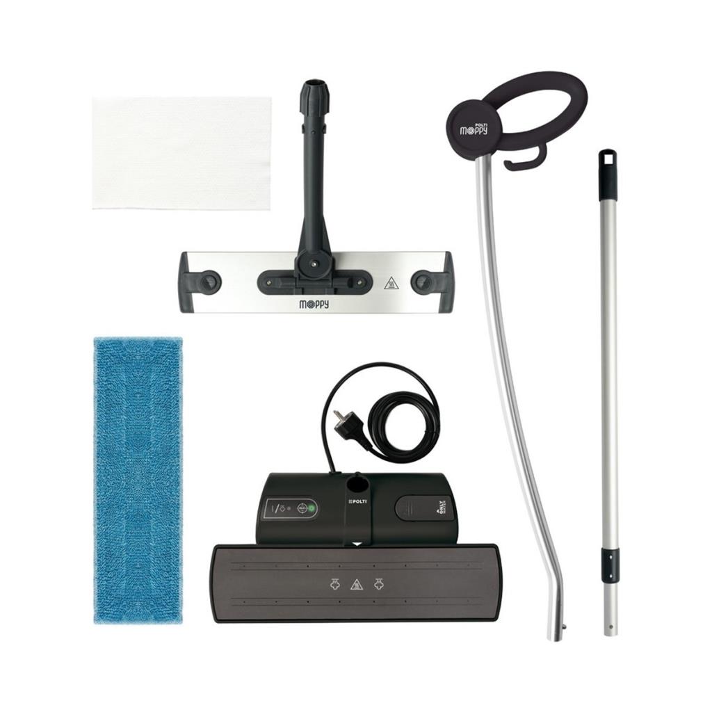 Polti Moppy Black Premium Kablosuz Buharlı Temizleyici