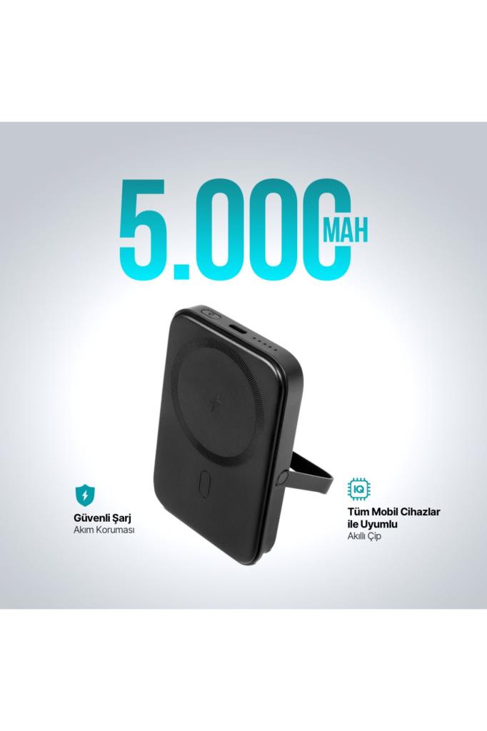 Ttec ReCharger Pro M 2BB219 5000 mAh Standlı Hızlı Şarj MagSafe Powerbank Teşhir