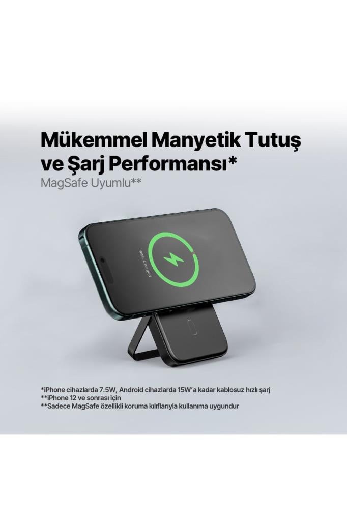 Ttec ReCharger Pro M 2BB219 5000 mAh Standlı Hızlı Şarj MagSafe Powerbank Teşhir