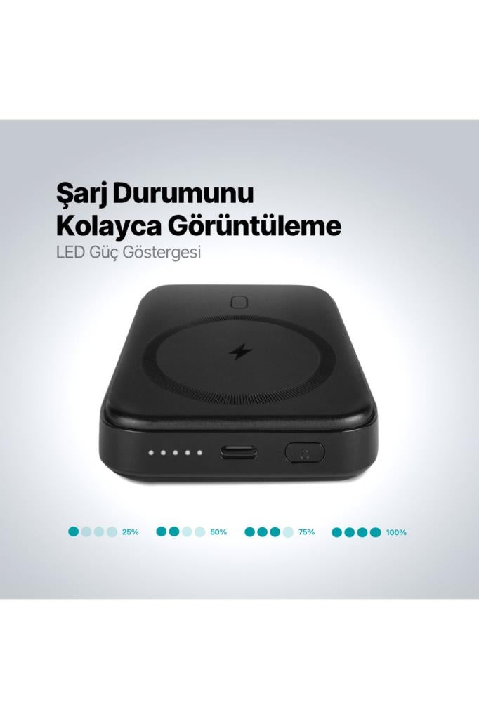 Ttec ReCharger Pro M 2BB219 5000 mAh Standlı Hızlı Şarj MagSafe Powerbank Teşhir