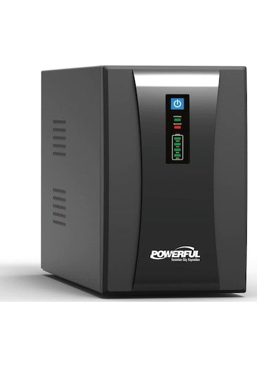 Powerful SLE-1000 1.000 VA Line Interactive Kesintisiz Güç Kaynağı - TESHİR