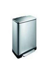 Prima Nova Paslanmaz Çelik Softclose Pedallı Banyo Mutfak Ofis Çöp Kovası Inox 12 Lt