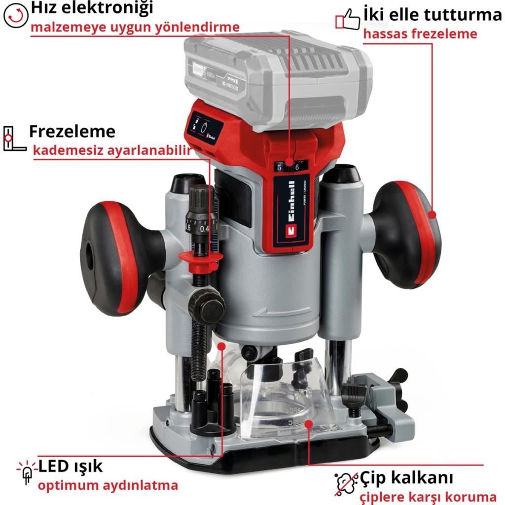 Einhell TP-RO 18 Li BL Aküsüz Freze