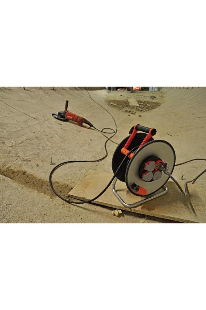 Brennenstuhl ProfessionalLINE SteelCore Serisi 5 Yıl Garantili IP44 Lisanslı Çelik Tambur Makaralı Kablo H07RN-F 3G2.5, 33 Metre Outlet