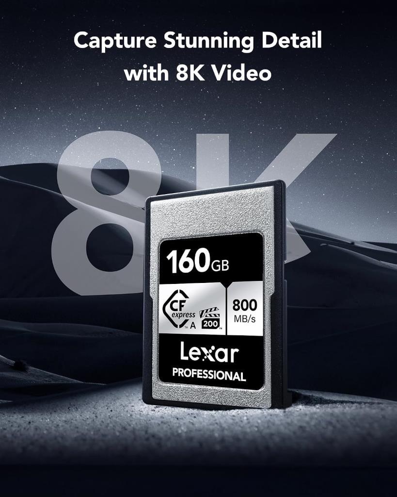 Lexar Professional Silver Series CFexpress Type-A 160 GB Hafıza Kartı