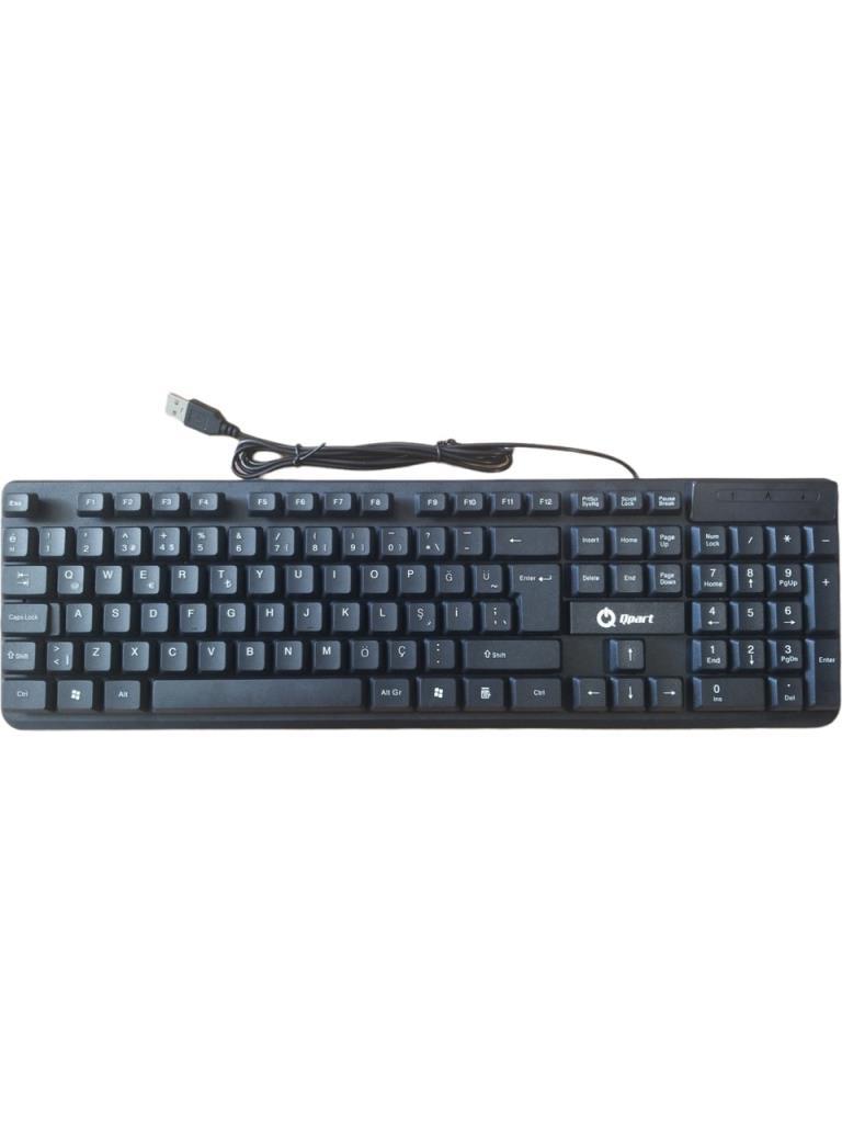 QParts Qpart K13 USB Ofis Klavyesi Q Tr Kablolu - TEŞHİR