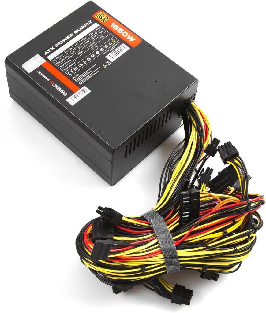 Rampage Bitcoin BTC-1650 1650W Power Supply Teşhir