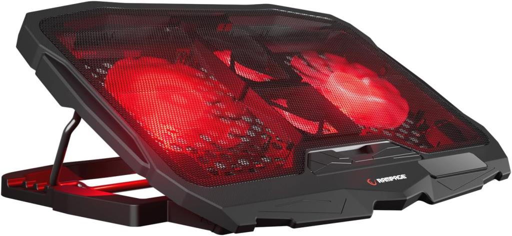 Rampage AD-RX34 X-FRAME Siyah 4 Fanlı 9-17 İnç Notebook Soğutucu Stand - TESHİR