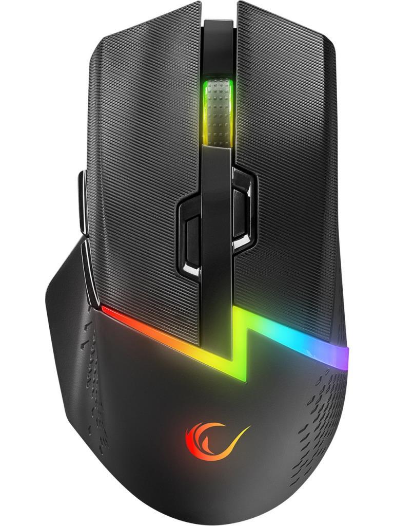 Rampage Drop M3 V2 Siyah RGB Şarjlı Optik Kablolu/Kablosuz Oyuncu Mouse - TEŞHİR