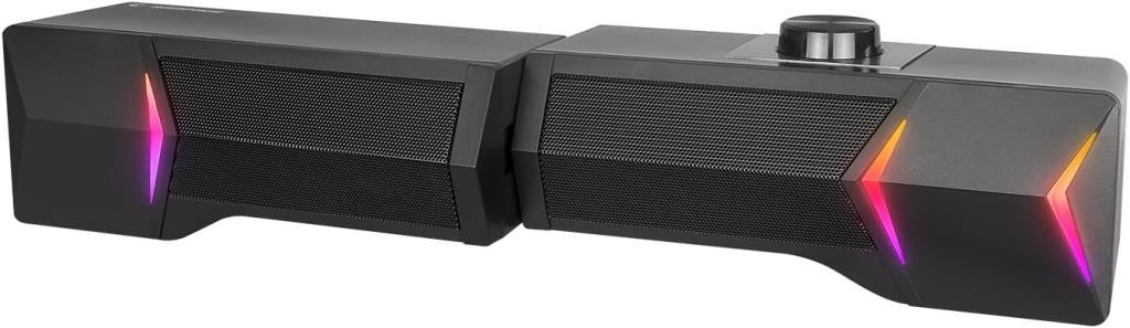 Rampage Elegant X10 2.0 Bluetoothlu Rms 3W*2 RGB Işıklı Multimedia Usb 5V 45dB Gaming Oyuncu Speaker