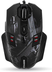 Rampage GX-CORE8 RGB Makrolu Ergonomik Optik Kablolu Oyuncu Mouse - Outlet