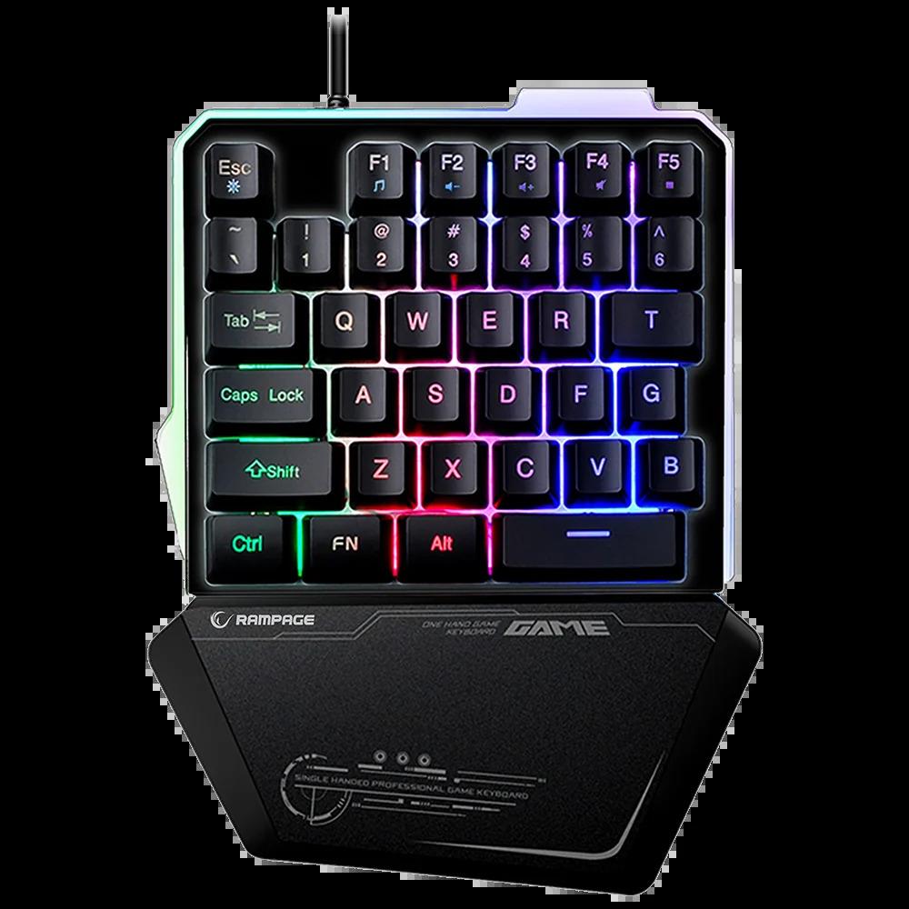 Rampage X-Mini KB-R24 RGB Kablolu Oyuncu Klavyesi Teşhir