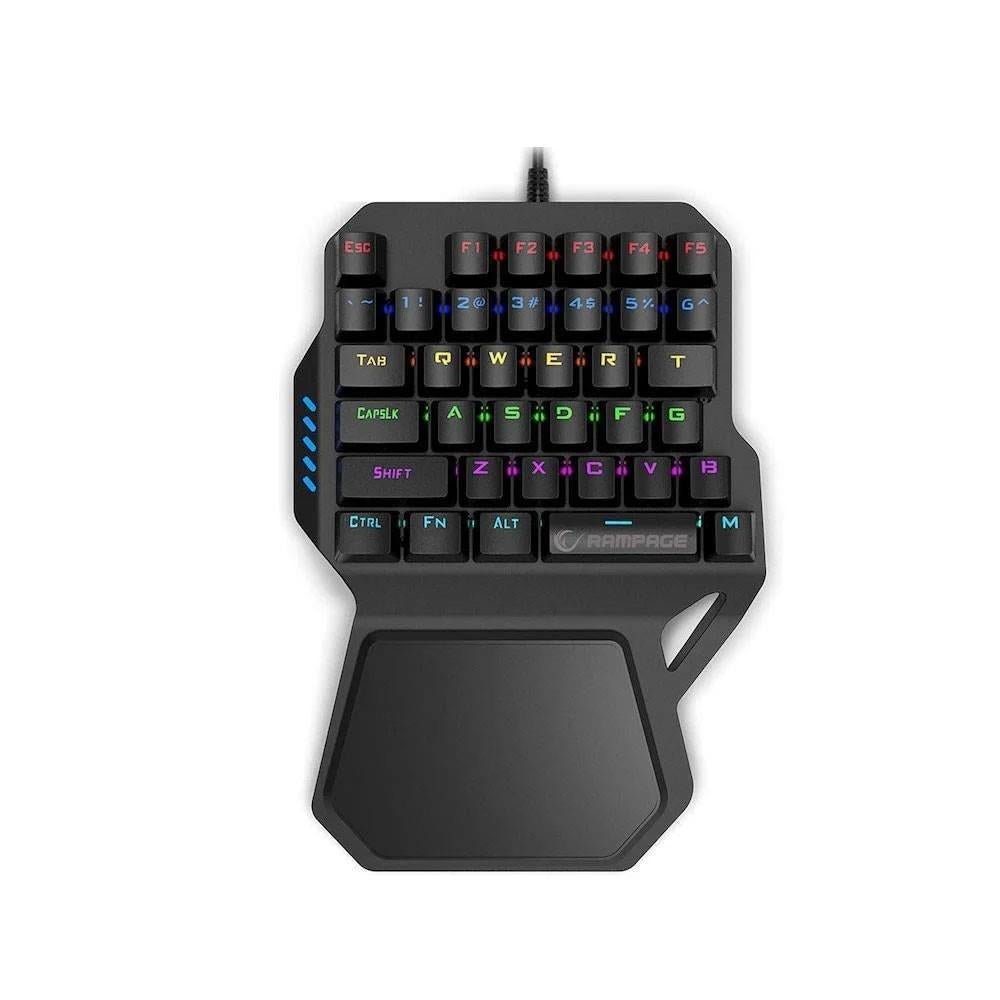 Rampage Palm KB-R77 Blue Switch Kablolu Mekanik Oyuncu Klavyesi