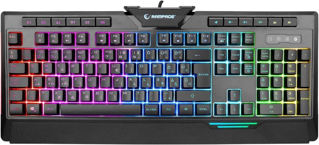 Rampage Rapido Plus Kablolu Mekanik Oyuncu Klavyesi Outlet