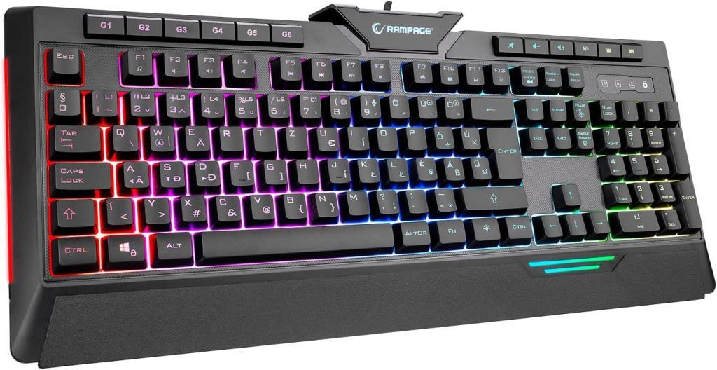 Rampage Rapido Plus Kablolu Mekanik Oyuncu Klavyesi Outlet