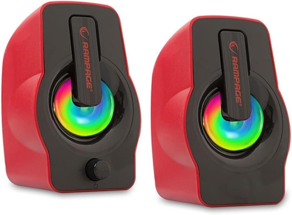 Rampage RMS-G7 FALSETTO 2.0 6 Watt RGB Ledli Kırmızı Multi Outlet