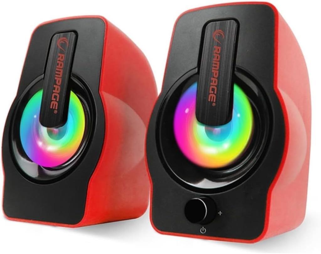 Rampage RMS-G7 FALSETTO 2.0 6 Watt RGB Ledli Kırmızı Multi Outlet