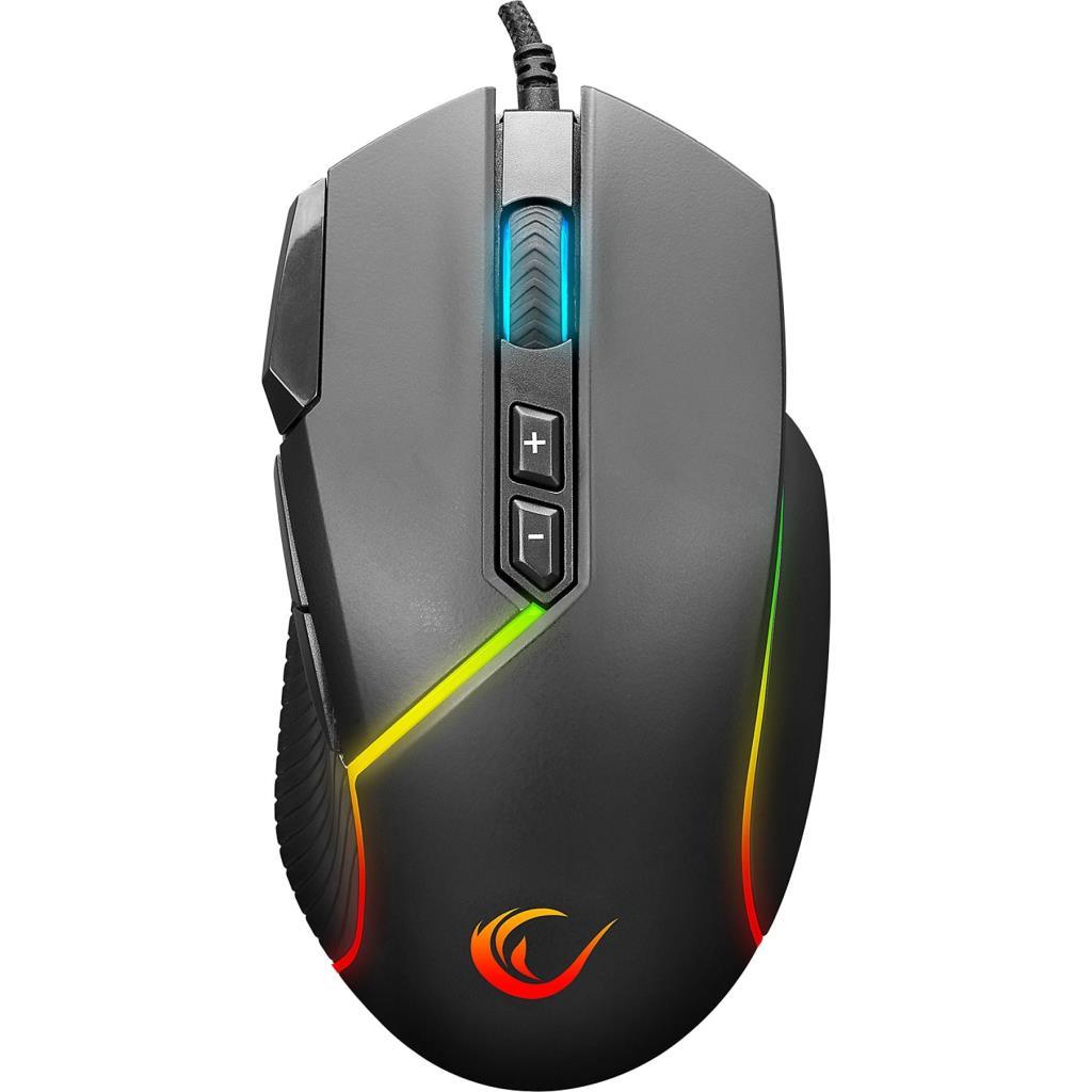 Rampage SMX-G39 COMFORT RGB Makrolu Ergonomik Optik Kablolu Oyuncu Mouse