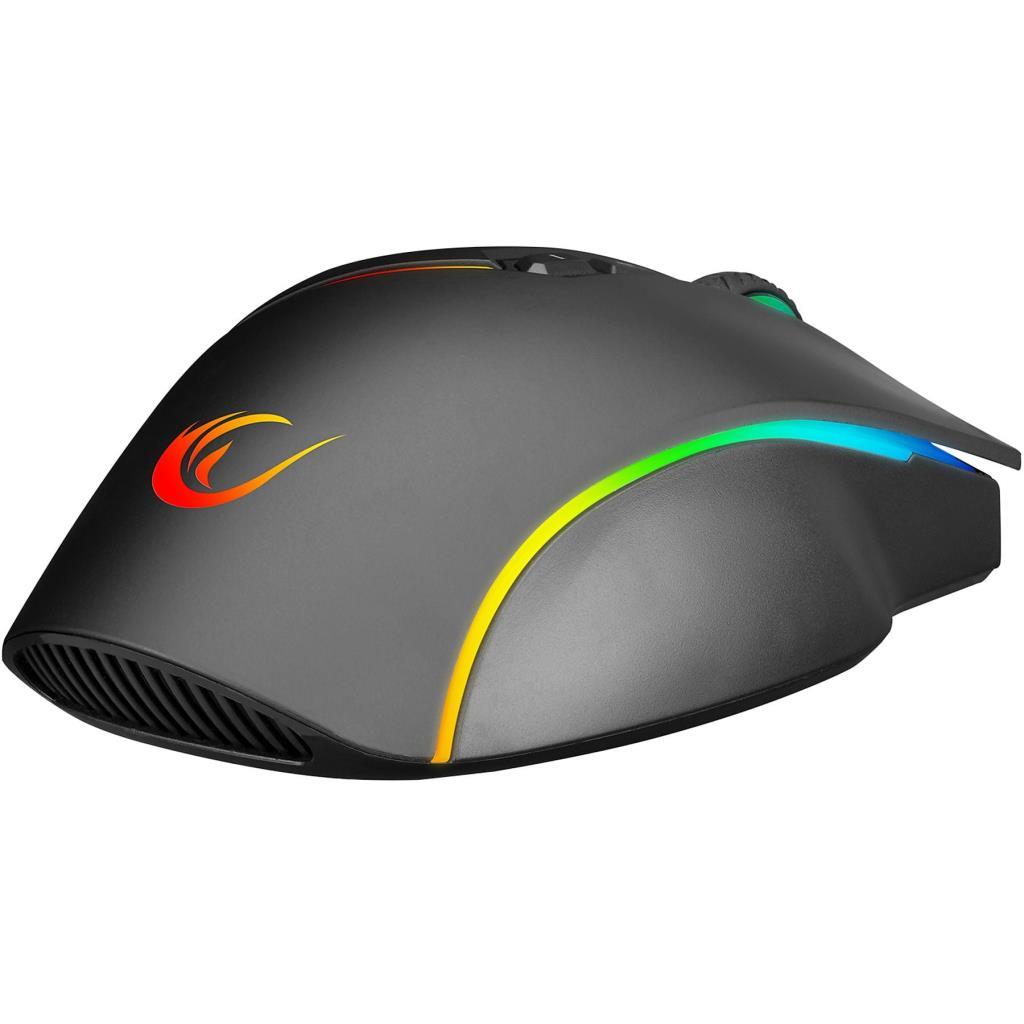 Rampage SMX-G39 COMFORT RGB Makrolu Ergonomik Optik Kablolu Oyuncu Mouse