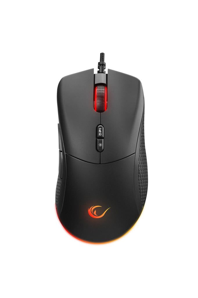 Rampage SMX-R53 Snapper RGB Makrolu Ergonomik Optik Kablolu Oyuncu Mouse Teşhir