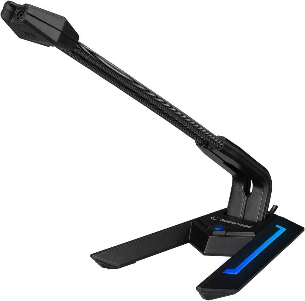 Rampage SN-RM7X Siyah Masaüstü Led Mikrofon