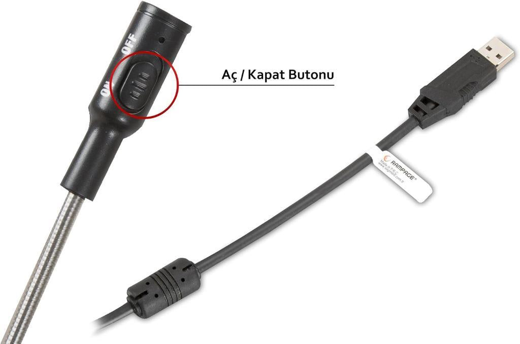 Rampage Carisma SN-RW9 7.1 USB Kablolu Kulak Üstü Oyuncu Kulaklığı Teşhir