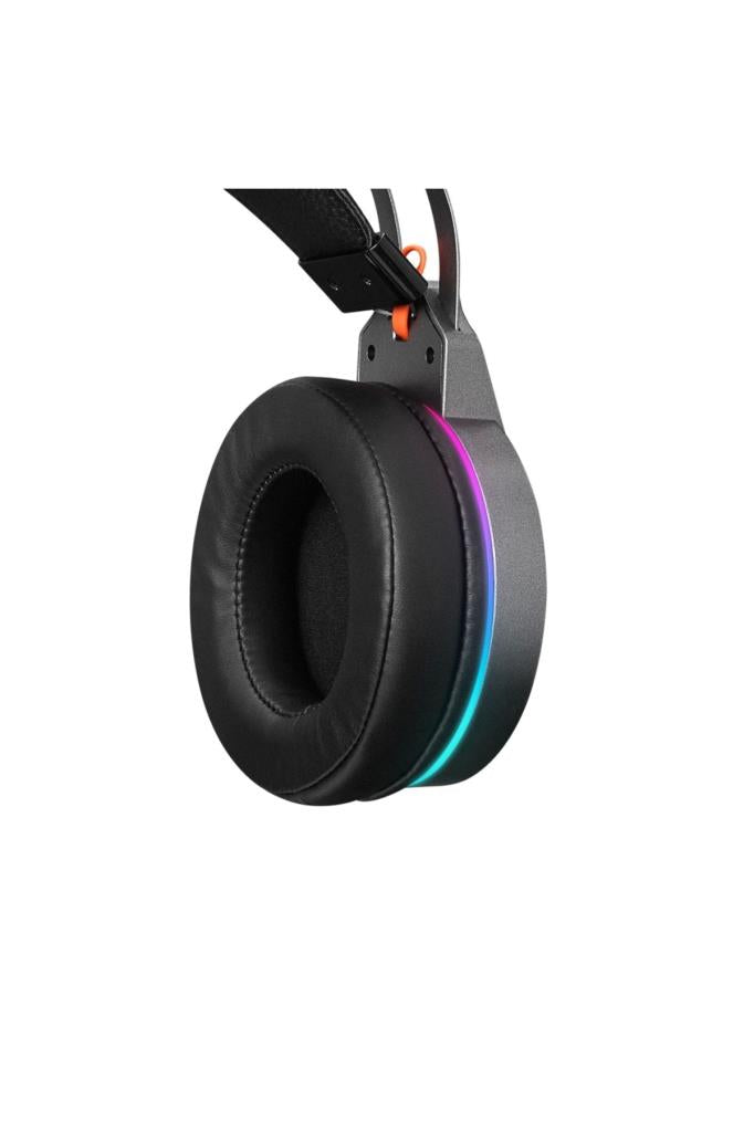 Rampage Stark RM-K6 RGB 7.1 USB Kablolu Kulak Üstü Oyuncu Kulaklığı Outlet