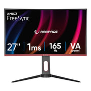 Rampage VOYAGER VY27R165C 27" 1 ms Full HD FreeSync Curved Pivot Oyuncu Monitörü Teşhir