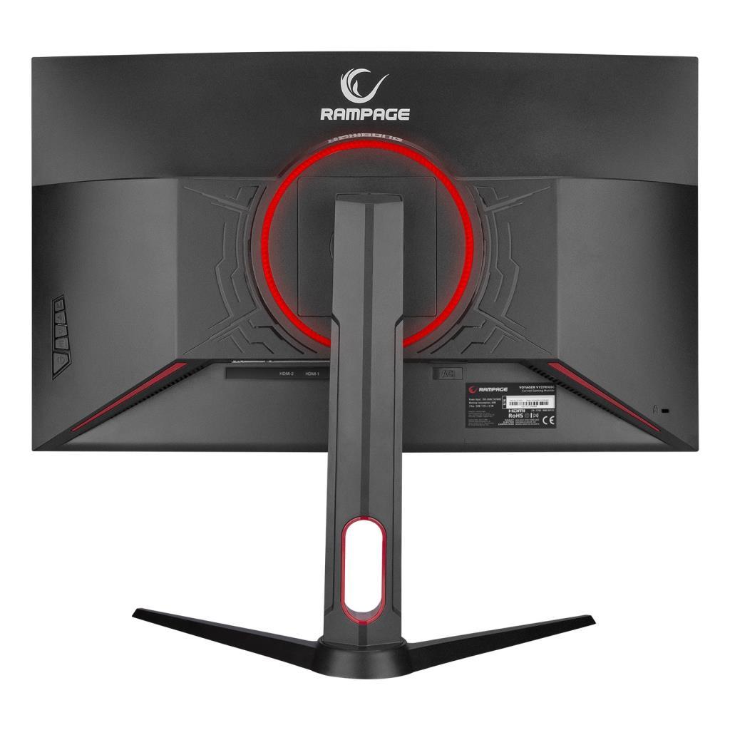 Rampage VOYAGER VY27R165C 27" 1 ms Full HD FreeSync Curved Pivot Oyuncu Monitörü Teşhir