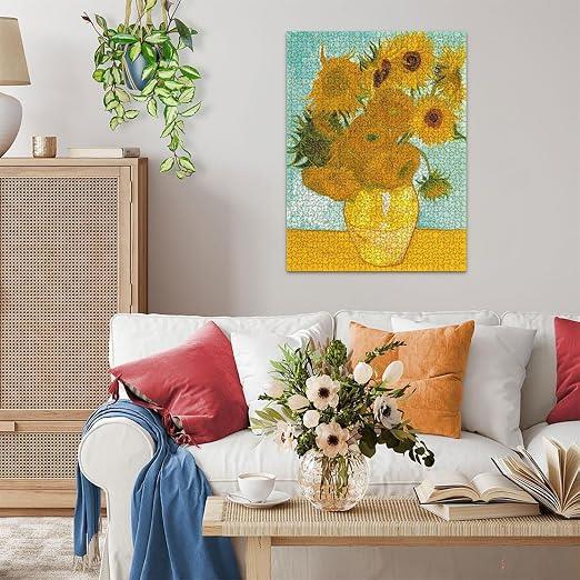 Ravensburger Van Gogh Güneş Çiçekleri 1500 Parça Puzzle - OUTLET