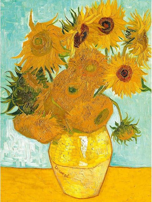 Ravensburger Van Gogh Güneş Çiçekleri 1500 Parça Puzzle - OUTLET